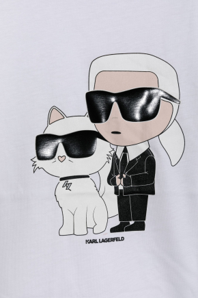Karl Ikonik Karl & Choupette T恤