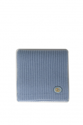 Knit Wool With Patch 圍巾