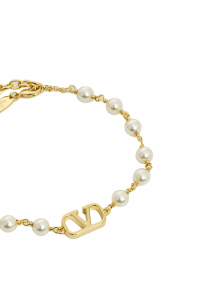 Vlogo Signature With Pearls 手鏈