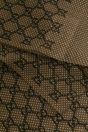 Gg Damier Wool Silk Stole 圍巾