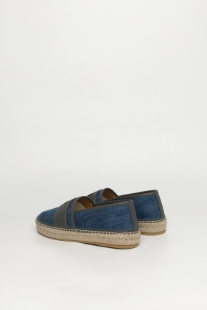 Interlocking G 草織底鞋