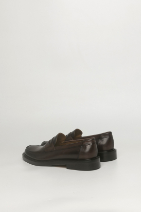 水牛皮革樂福鞋