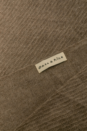 Traveller Plain Cashmere Latte Brown 圍巾