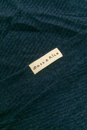 Traveller Plain Cashmere French Navy 圍巾