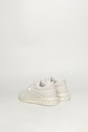 One Stud Low-Top Mesh And Nappa Leather 運動鞋