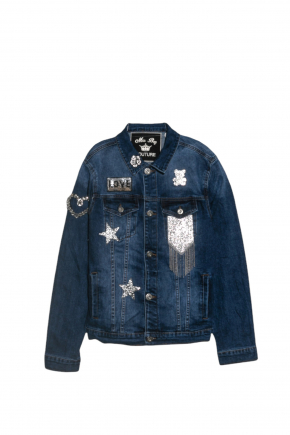 Denim Silver Patches Jacket 牛仔外套