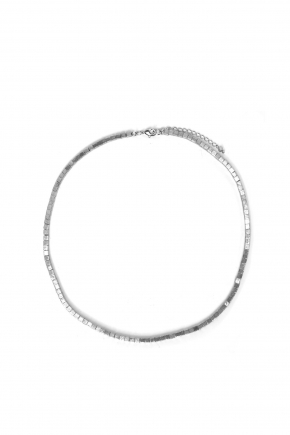 銀電鍍黃銅頸鏈