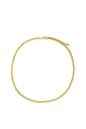 18K金電鍍黃銅頸鏈