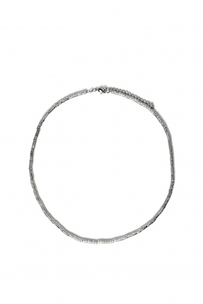 銀電鍍黃銅頸鏈