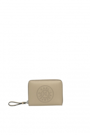 K/circle Perforated Small Zip 銀包