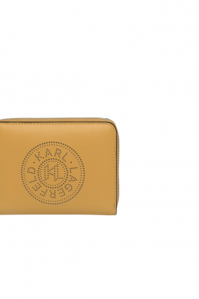 K/circle Perforated Small Zip 銀包