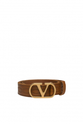 Vlogo Signature Calfskin 30 mm 腰帶