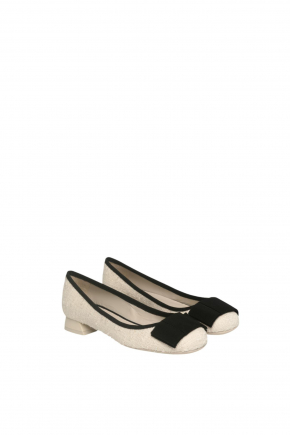 紡織品密頭高跟鞋