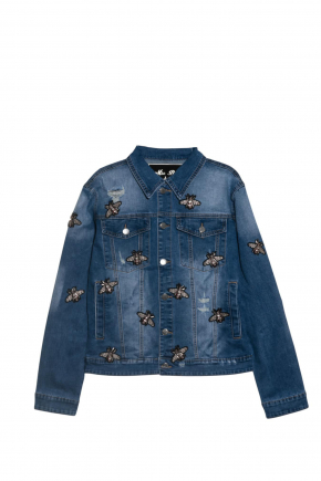 Denim Bee Patches Jacket 牛仔外套