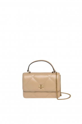 Mini Kira Diamond Quilt Top-Handle 鏈條銀包