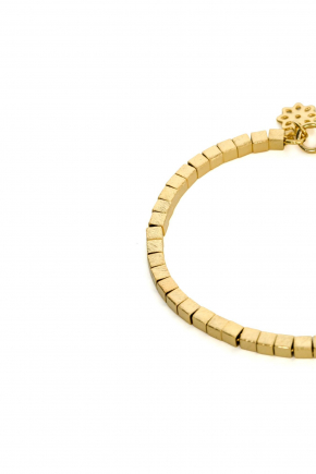 18K金電鍍黃銅手鏈