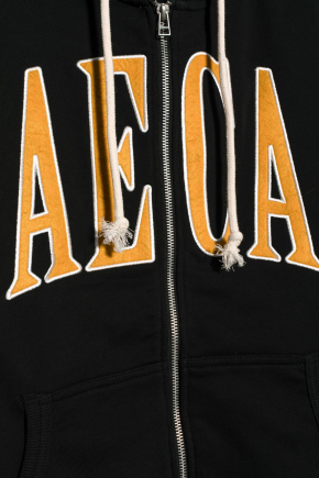 Aeca Applique Zip up 連帽衛衣