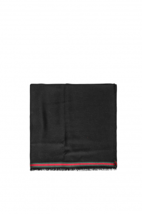 Gg Silk Cotton Stole 圍巾
