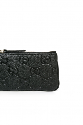 Gg Emblem Zip 零錢包/鎖匙包