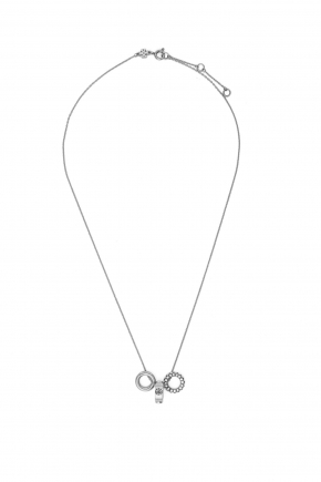 Icon Pave And Earring Set 頸鏈/針式耳環