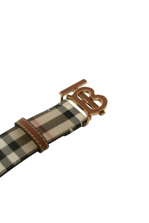 Check And Leather tb 腰帶