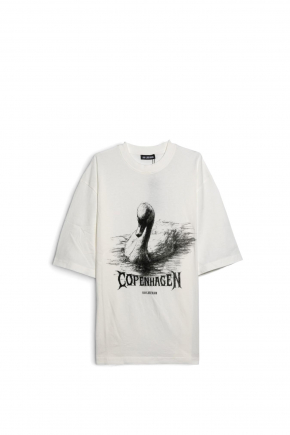Hk Swan Oversized Tee T恤